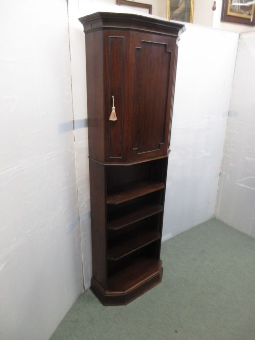 MAHOGANY CUPBOARD BOOKSHELF - ADDITIONAL PHOTO 4