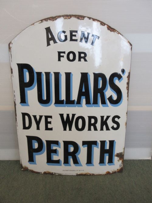 Enamel Sign