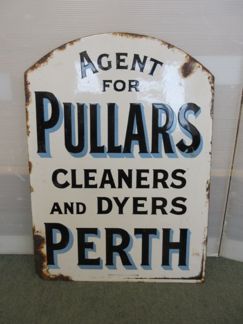 Enamel Sign