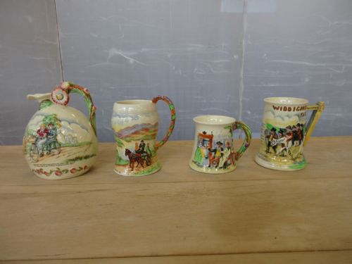 4 Crown Devon Musical Jug & Tankards