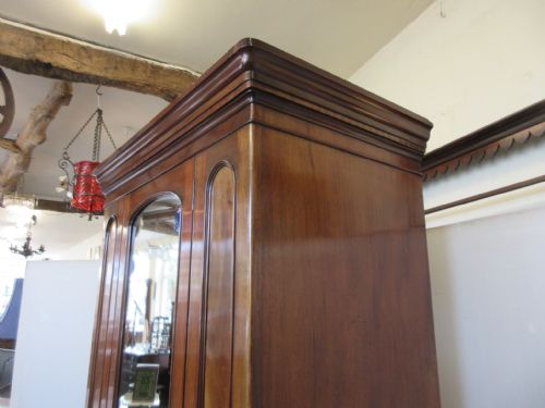 VICTORIAN MAHOGANY ROBE - ADDITIONAL PHOTO 1