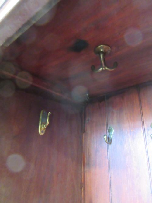 VICTORIAN MAHOGANY ROBE - ADDITIONAL PHOTO 7