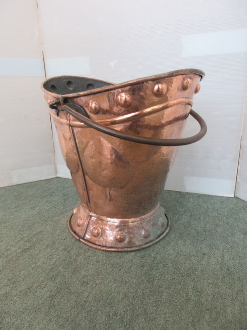 Copper Arts & Crafts Coal Hod