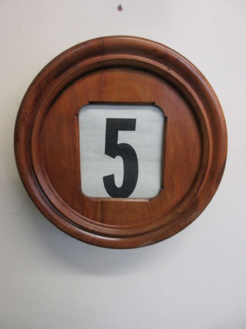 Mahogany Date Calendar