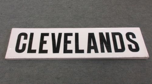 Porcelain Sign