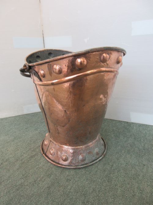 Copper Arts & Crafts Coal Hod