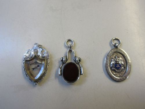 3 Silver Fobs
