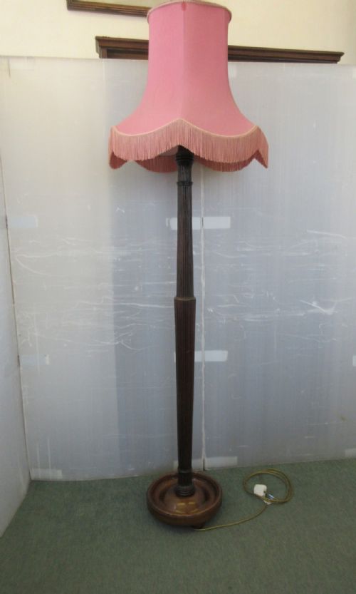 Mahogany Standard Lamp