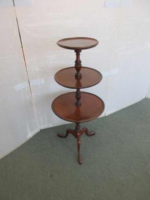 3 Tier Mahogany Stand