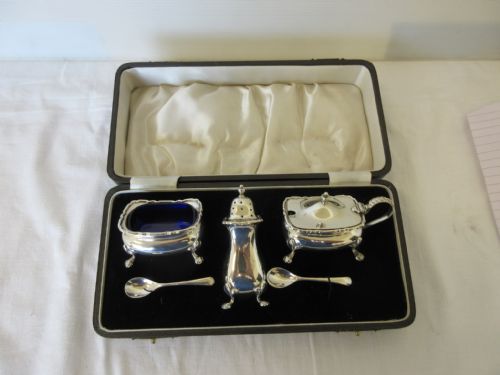 Silver Cruet Set
