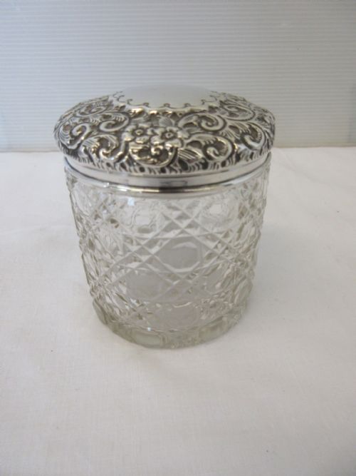 Silver Top Jar