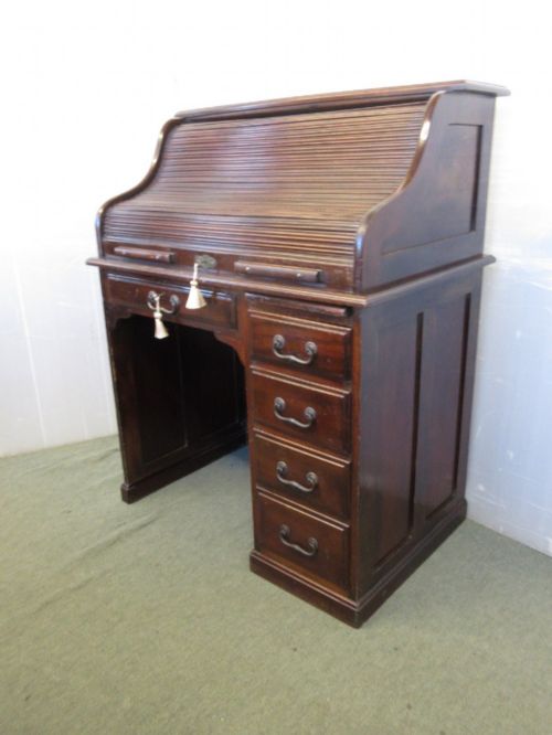 Mahogany Roll Top Desk