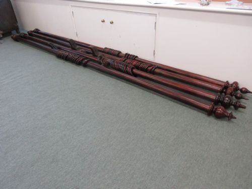 4 X 9' Curtain Poles
