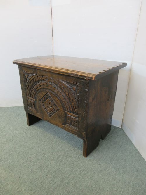 Carved Oak Box