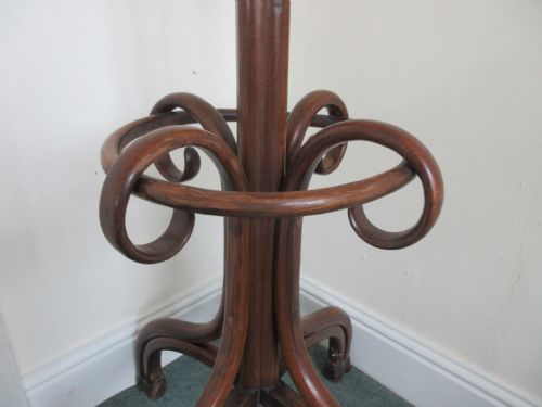 SUPER QUALITY BENTWOOD COAT STAND WITH DOUBLE TOP - ADDITIONAL PHOTO 2