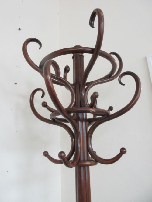 SUPER QUALITY BENTWOOD COAT STAND WITH DOUBLE TOP - ADDITIONAL PHOTO 3