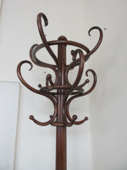 SUPER QUALITY BENTWOOD COAT STAND WITH DOUBLE TOP - ADDITIONAL PHOTO 5