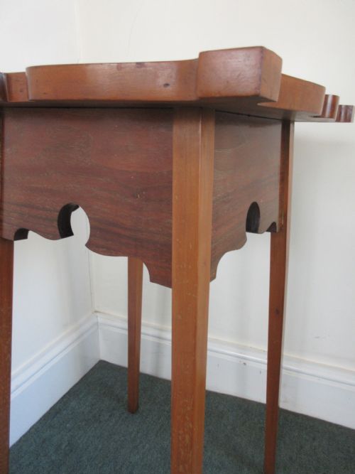 EDWARDIAN SATINWOOD GAMES TABLE - ADDITIONAL PHOTO 1