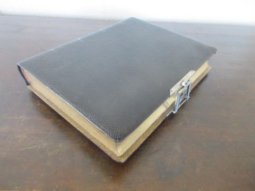 Victorian Leather Bound Photograph Album Circa 1890