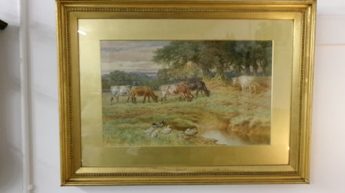 FREDERICK SEPTIMUS LEWIS WATERCOLOUR 1923 4 IN ORIGINAL FRAME - ADDITIONAL PHOTO 4