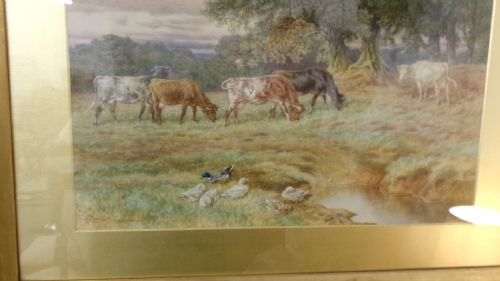 FREDERICK SEPTIMUS LEWIS WATERCOLOUR 1923 4 IN ORIGINAL FRAME - ADDITIONAL PHOTO 5