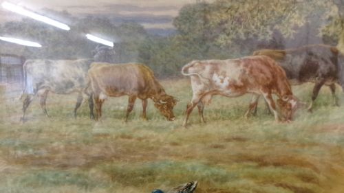 FREDERICK SEPTIMUS LEWIS WATERCOLOUR 1923 4 IN ORIGINAL FRAME - ADDITIONAL PHOTO 7