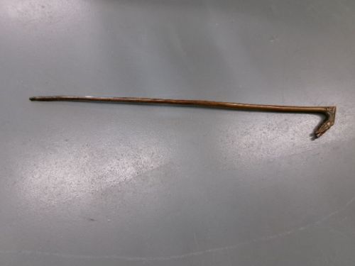 Victorian Named Horses Head Carved Walking Stick