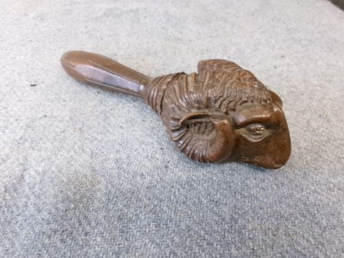 Victorian Hardwood Ram's Head Nut Crackers
