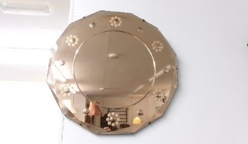 ORIGINAL CONDITION ART DECO WALL MIRROR - ADDITIONAL PHOTO 6