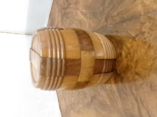 VICTORIAN WOODEN BARREL SHAPED PUZZLE - ADDITIONAL PHOTO 1