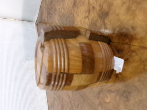 VICTORIAN WOODEN BARREL SHAPED PUZZLE - ADDITIONAL PHOTO 9