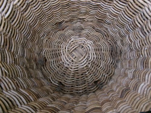Two Extra Large Circular Baskets For Logs Or Planters View V