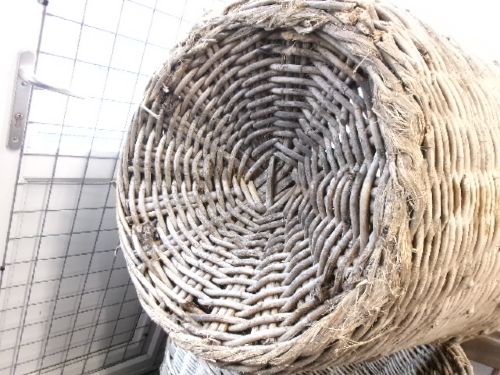 Two Extra Large Circular Baskets For Logs Or Planters View VIII