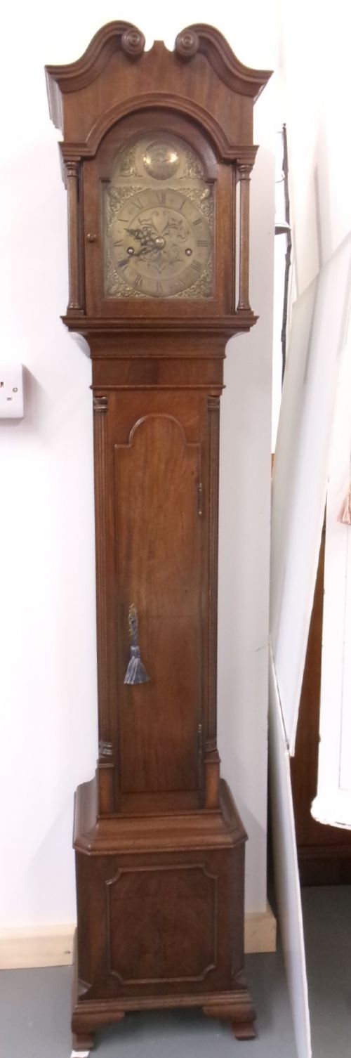 MAHOGANY VICTORIAN GRANDDAUGHTER CLOCK