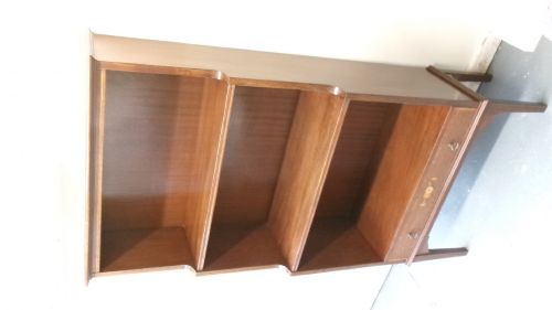 EDWARDIAN MAHOGANY INLAID ONE DRAWER BOOKCASE - ADDITIONAL PHOTO 7