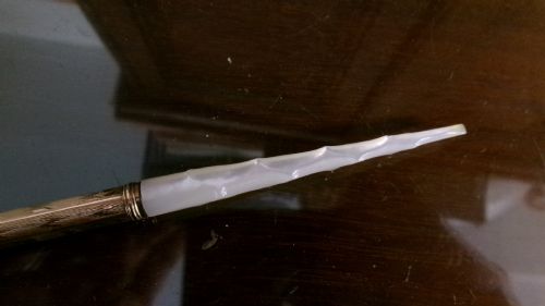 VICTORIAN MABIE TODD CO NO 4 GOLD PLATED DIP PEN - ADDITIONAL PHOTO 1
