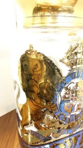 LARGE APOTHECARY GLASS DISPLAY JAR COVER ARROWROOT - ADDITIONAL PHOTO 9