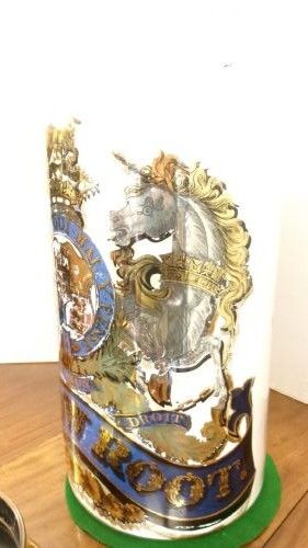 LARGE APOTHECARY GLASS DISPLAY JAR COVER ARROWROOT - ADDITIONAL PHOTO 8