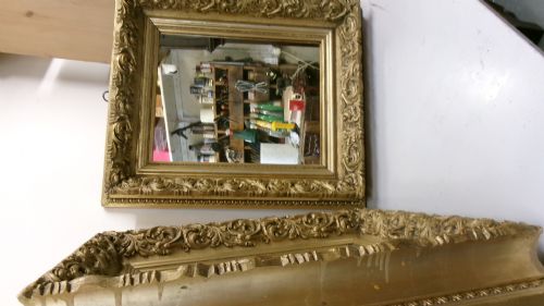 PAIR OF HEAVY QUALITY CARVED FRAMED PIER GLASS MIRRORS - ADDITIONAL PHOTO 8