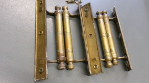 TWO PAIR OF ARTS CRAFTS BRASS DOOR HANDLES - ADDITIONAL PHOTO 11