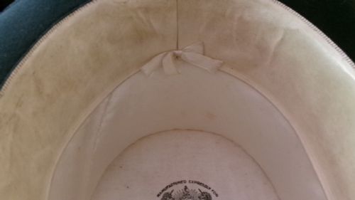 EARLY SILK TOP HAT SIZE 7 14 58 JAMES MILLAR AYR - ADDITIONAL PHOTO 5