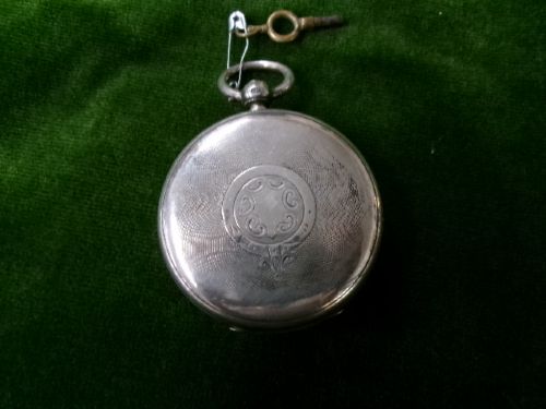 SILVER WARRANTED RAILWAY TIMEKEEPER POCKET WATCH CHESTER 1887 - ADDITIONAL PHOTO 3