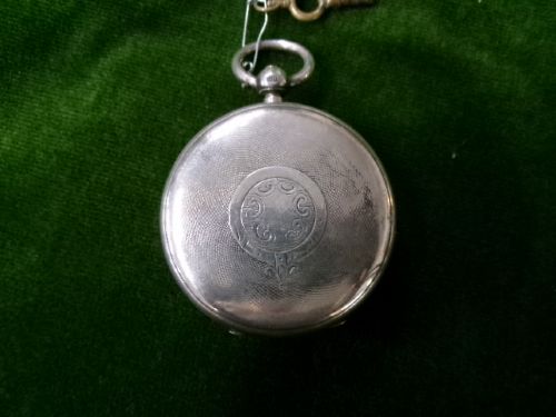 SILVER WARRANTED RAILWAY TIMEKEEPER POCKET WATCH CHESTER 1887 - ADDITIONAL PHOTO 4