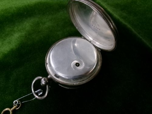SILVER WARRANTED RAILWAY TIMEKEEPER POCKET WATCH CHESTER 1887 - ADDITIONAL PHOTO 8