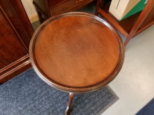 CHRISTOPHER PRATT BRADFORD MAHOGANY WINE TABLE - ADDITIONAL PHOTO 2