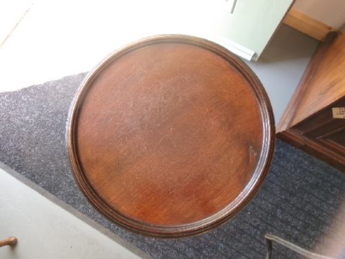 CHRISTOPHER PRATT BRADFORD MAHOGANY WINE TABLE - ADDITIONAL PHOTO 6