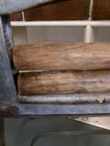 ORIGINAL CHILDREN'S TRAVELLERS SAMPLE MANGLE ON IRON STAND - ADDITIONAL PHOTO 6