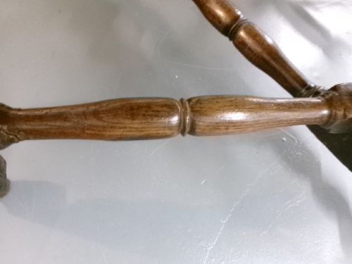 GEORGIAN OAK GATELEG TABLE CIRCA 1790 - ADDITIONAL PHOTO 11