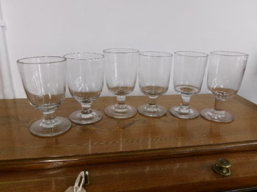 Six Period Georgian Rummers View IX