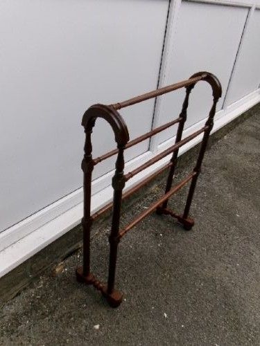 Victorian Mahogany Towel Rail